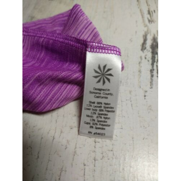 Athleta Stride Crunch and Punch Tank Jazzy Purple Size Small Excellent Athletic - Picture 4 of 5